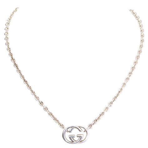 gucci silver logo|gucci silver jewelry for women.